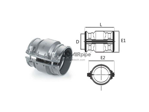 鋁質管對管接頭